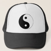 Yin Yang Hut Truckerkappe (Vorderseite)