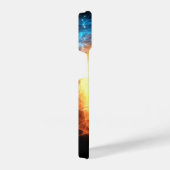 Yin Yang Ice and Fire heiliges Symbol iPhone Hülle (Rechte Seite)