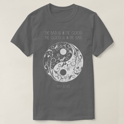 Yin Yang in Harmony  T-Shirt (Design vorne)