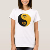 Yin Yang Jack-o-lantern Pumpkins T-Shirt (Vorderseite)
