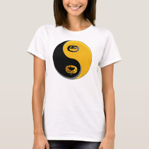 Yin Yang Jack-o-lantern Pumpkins T-Shirt