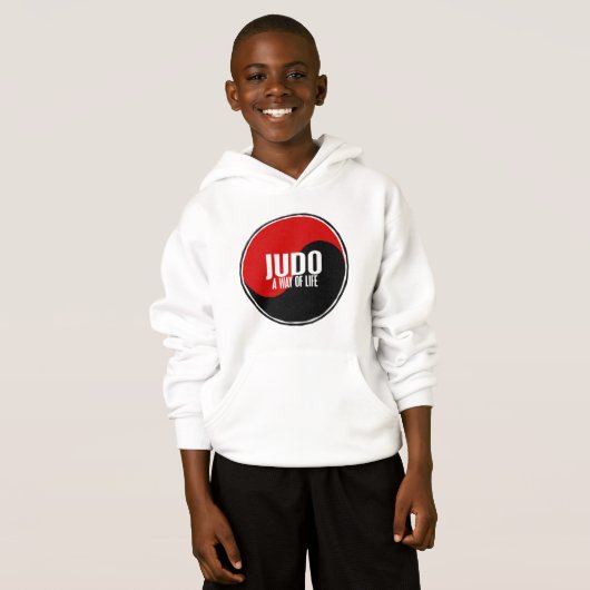 Yin Yang JUDO 1 Hoodie (Vorne ganz)