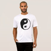 Yin Yang Kaffee T-Shirt (Vorne ganz)