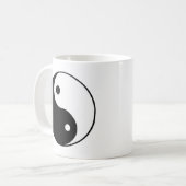 Yin Yang Kaffeetasse (Vorderseite Links)