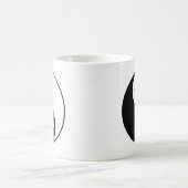 Yin Yang Kaffeetasse (Mittel)