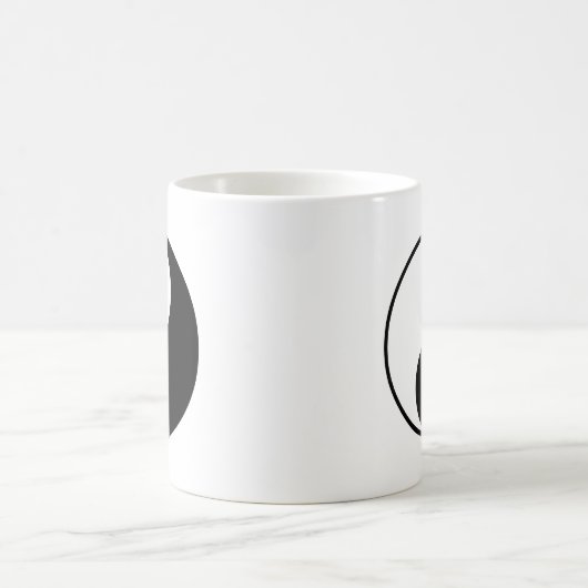 Yin Yang Kaffeetasse (Mittel)