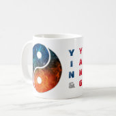 Yin & Yang Kaffeetasse (Vorderseite Links)