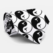 Yin Yang Karate Krawatte (Gerollt)