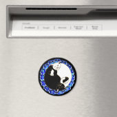 Yin Yang-Kätzchen-Magnet Magnet (In Situ (Geschirrspüler))