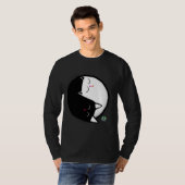 Yin & Yang Kätzchen T-Shirt (Vorne ganz)