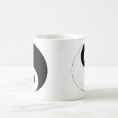 Yin Yang Katze Kaffeetasse (Mittel)