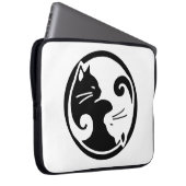 Yin Yang Katzen 15" Laptop-Hülse Laptopschutzhülle (Vorne Rechts)