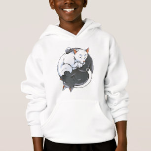 Yin Yang Katzen – Friedliches Zen Katzen Kunst Des Hoodie
