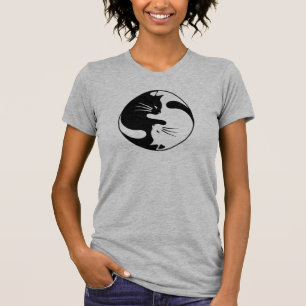 Yin-Yang-Katzen - Niedliche Kätzchen, umarmt und g T-Shirt