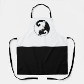 Yin Yang Katzen Schürze (Vorderseite)