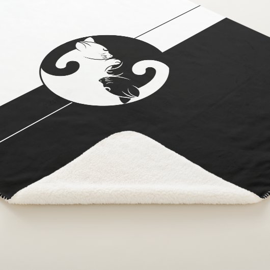Yin Yang Katzen Sherpadecke (3/4)