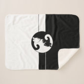 Yin Yang Katzen Sherpadecke (Vorderseite (Horizontal))