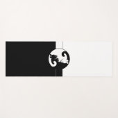 Yin Yang-Katzen Yogamatte (Vorderseite (Horizontal))