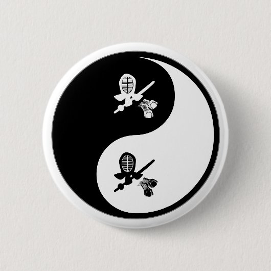 Yin Yang Kendo Button (Vorderseite)