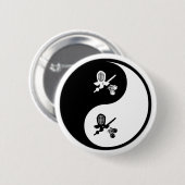 Yin Yang Kendo Button (Vorne & Hinten)