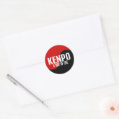 Yin Yang Kenpo Runder Aufkleber (Umschlag)