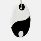Yin Yang Keramik Ornament (Rechts)
