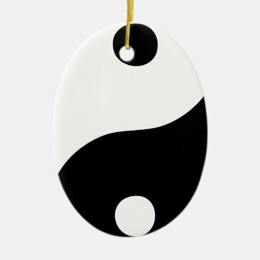 Yin Yang Keramik Ornament (Vorne)