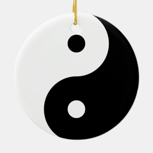 "YIN YANG " KERAMIK ORNAMENT (Hinten)