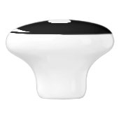 Yin Yang Keramik Schubladen Keramikknauf (Seitenansicht)