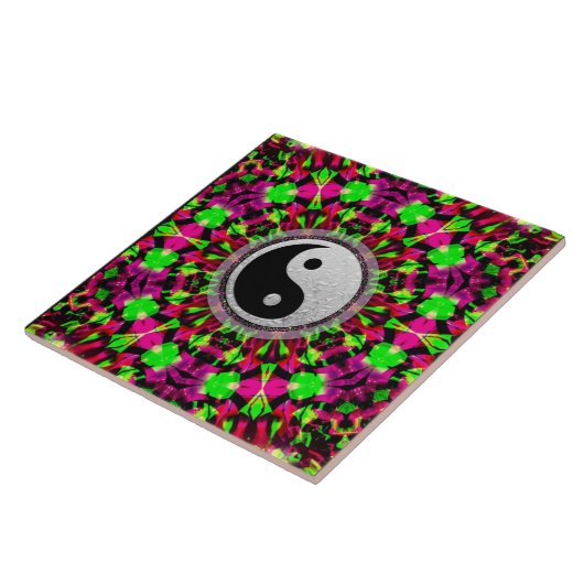 Yin Yang Keramik Tile Fliese (Seite)