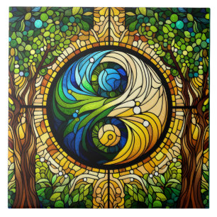 Yin Yang Keramik Tile Fliese