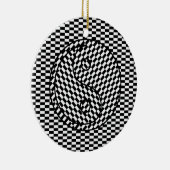 Yin Yang Keramikornament (Rechts)