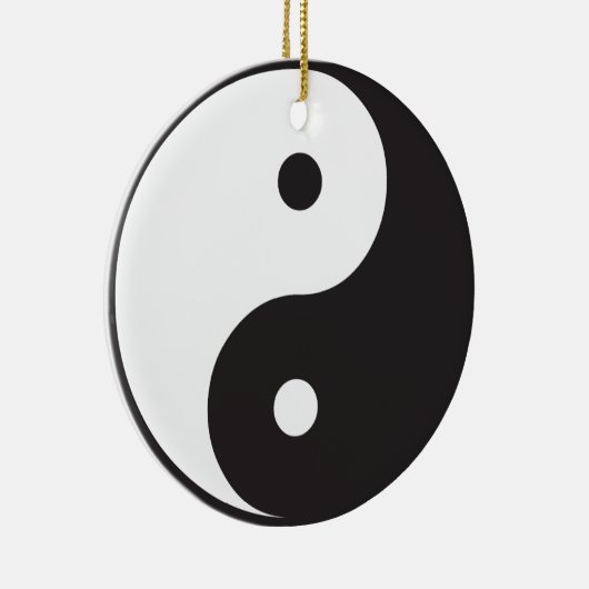 Yin Yang Keramikornament (Rechts)