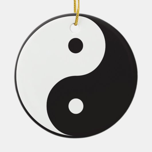 Yin Yang Keramikornament (Vorne)