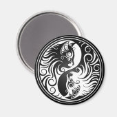 Yin Yang Kittens Magnet (Vorderseite/Rückseite)