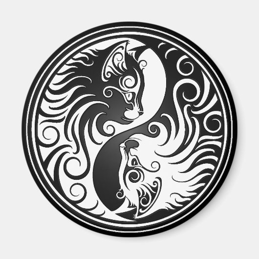 Yin Yang Kittens Magnet (Vorne)
