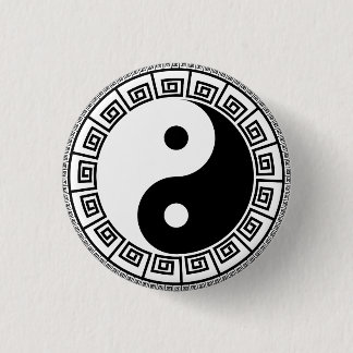 Yin Yang klein, 1 ¼ Zoll-runder Knopf Button
