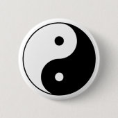 Yin Yang Knopf Button (Vorderseite)