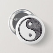Yin Yang Knopf Button (Vorne & Hinten)