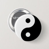 Yin Yang Knopf Button (Vorne & Hinten)