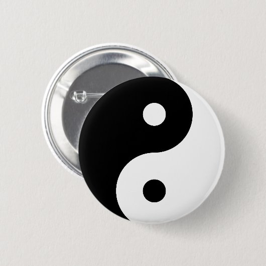 Yin Yang Knöpfe Button (Vorne & Hinten)