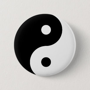 Yin Yang Knöpfe Button