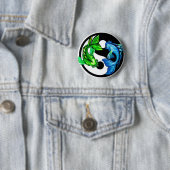 Yin-Yang Koi Design Button (Beispiel)