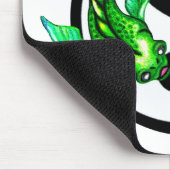 Yin-Yang-Koi-Design Mousepad (Ecke)
