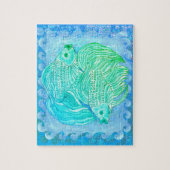 Yin Yang Koi Fisch Puzzle (Vertikal)