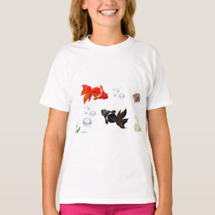 Yin Yang Koi Fisch T-Shirt Japanisches Zen & Gle