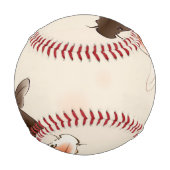 Yin Yang Koi fischen in orientalischen Malereien Baseball (Vorderseite)