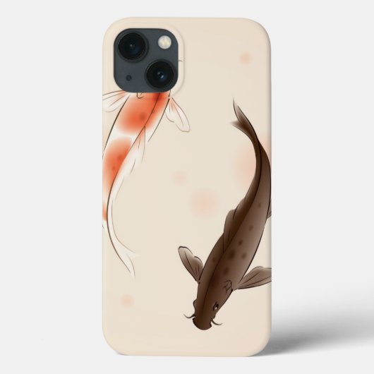 Yin Yang Koi fischt in der orientalischen Case-Mate iPhone Hülle (Rückseite)