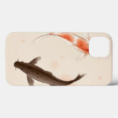 Yin Yang Koi fischt in der orientalischen Case-Mate iPhone Hülle (Rückseite (Horizontal))