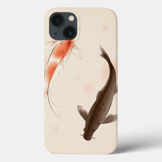 Yin Yang Koi fischt in der orientalischen Case-Mate iPhone Hülle (Rückseite)
